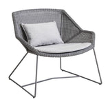 Cane - line Breeze loungestol hyndesæt, Lysegrå - UNOLIVING.COM