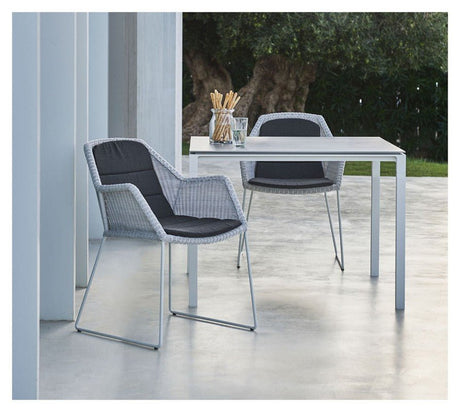 Cane - line Breeze stol, Gråhvid - UNOLIVING.COM