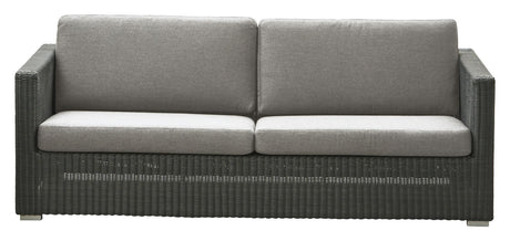 Cane-line Chester 3-pers. Loungesofa hyndesæt, Taupe, Cane-line Natté - Unoliving.com