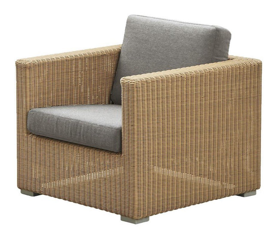 Cane - line Chester loungestol hyndesæt, Taupe, Cane - line Natté - UNOLIVING.COM