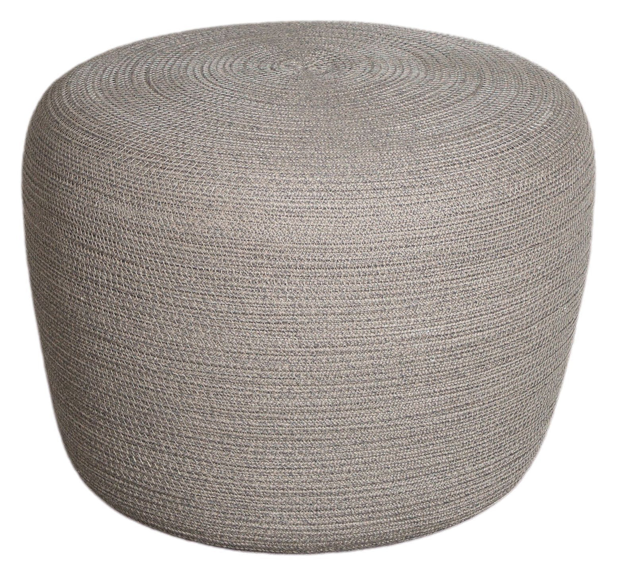 Cane-line Circle Puf Taupe, Cane-line Soft Rope, Ø52 - Unoliving.com