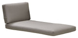 Cane - line Connect chaiseloungemodul hyndesæt, Taupe - UNOLIVING.COM