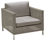 Cane - line Connect loungestol, Taupe - UNOLIVING.COM