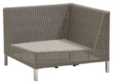 Cane - line Connect sofa hjørnemodul, Taupe - UNOLIVING.COM