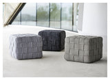 Cane - line Cube fodskammel, Taupe - UNOLIVING.COM