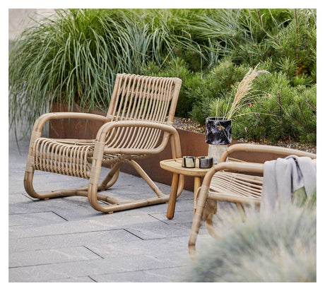 Cane-line Curve loungestol OUTDOOR, Natur - Unoliving.com