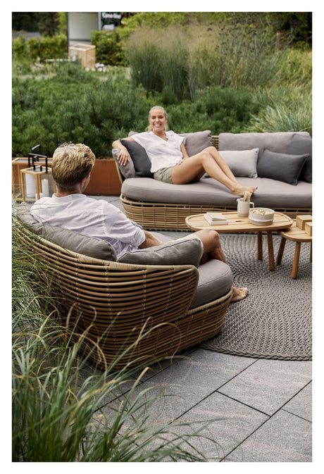 Cane-line Discover tæppe Ø200, Taupe Cane-line Soft Rope - Unoliving.com