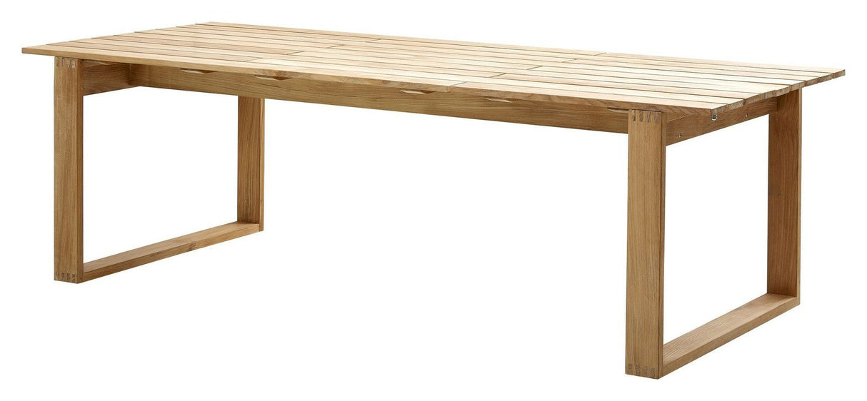 Cane - line Endless Spisebord Teak, 240x100 - UNOLIVING.COM