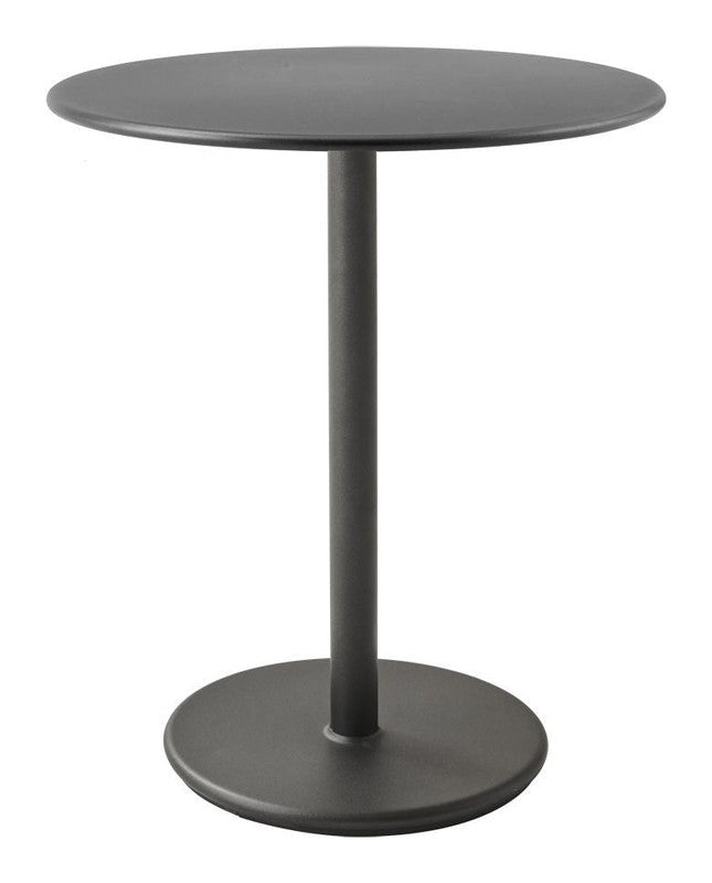 Cane - line Go cafébordunderstel, Lava grey, aluminium - UNOLIVING.COM