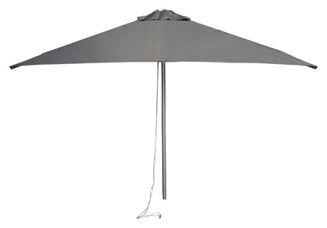 Cane - line Harbour parasol m/snoretræk 2x2 m, Antracit - UNOLIVING.COM