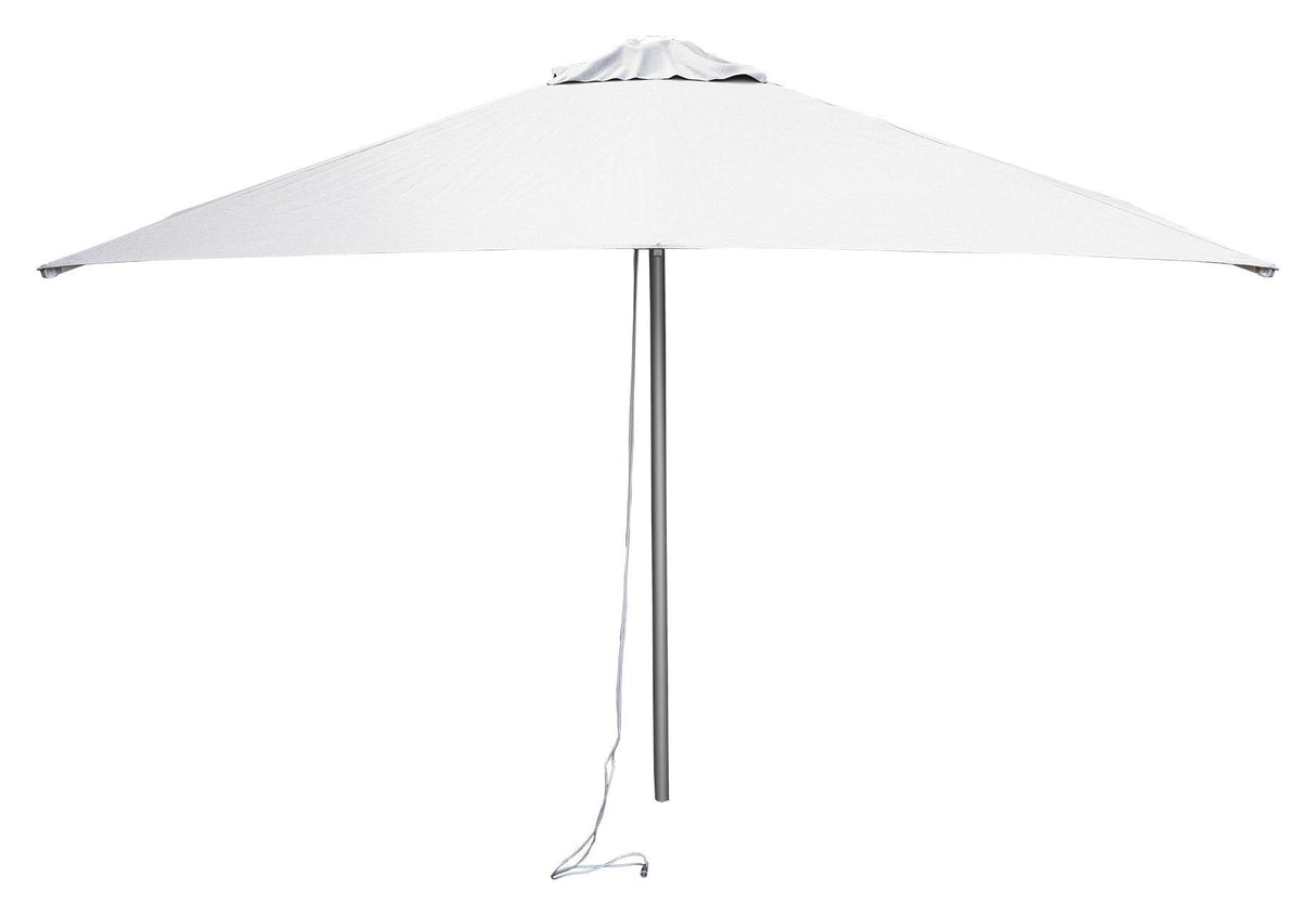 Cane-line Harbour parasol m/snoretræk 3x3 m, Hvid - Unoliving.com