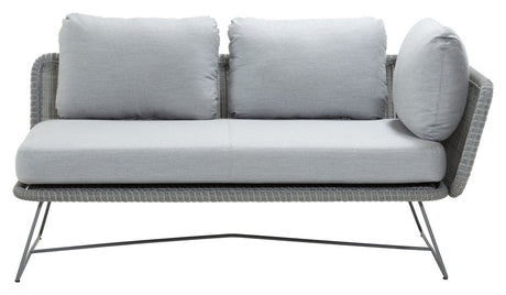 Cane - line Horizon 2 - pers. sofa venstre modul, Lysegrå - UNOLIVING.COM