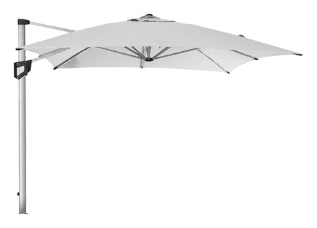 Cane-line Hyde luxe sidehængt Parasol 3x4 m, Silver - Unoliving.com