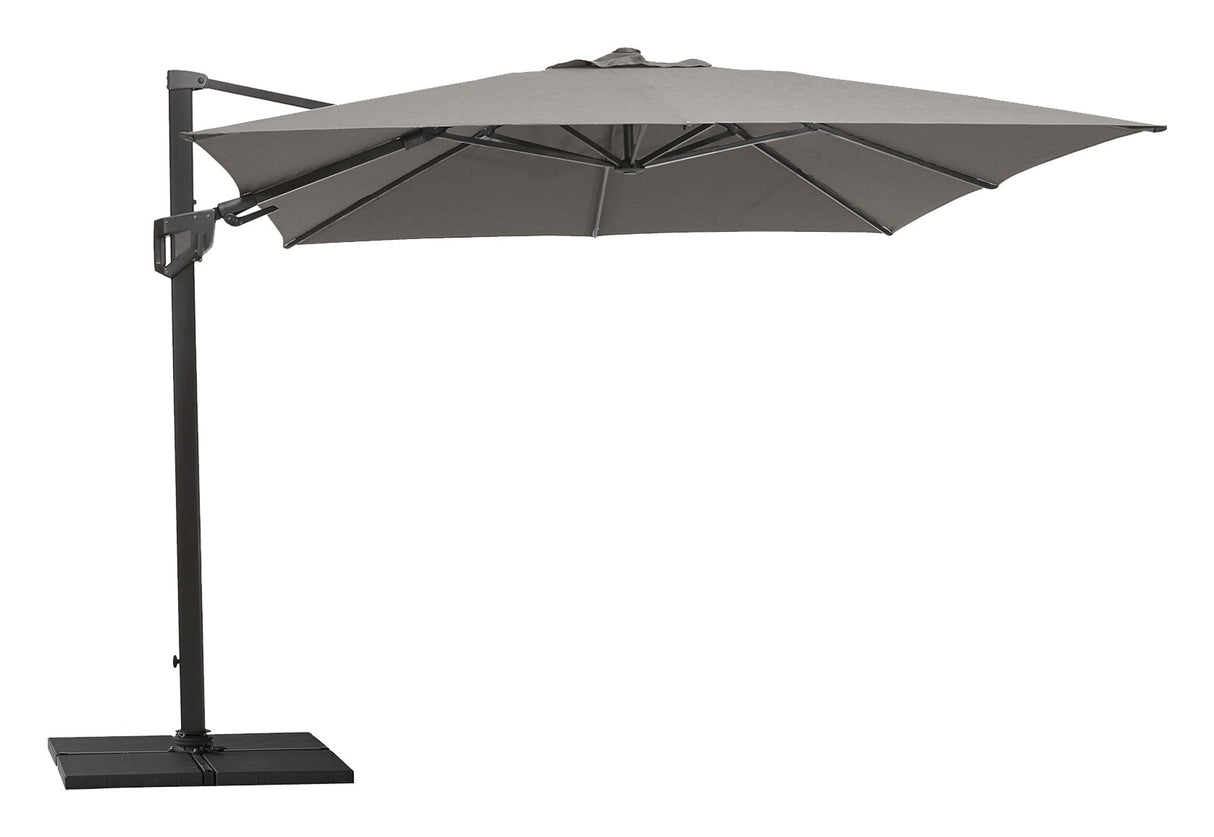 Cane-line Hyde luxe tilt Parasol 3x3 m, Taupe - Unoliving.com