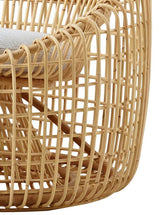 Cane - line INDOOR Nest Loungestol, Natur - UNOLIVING.COM