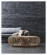 Cane - line INDOOR Nest Skammel, Natur, Ø130 - UNOLIVING.COM