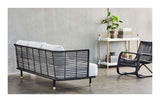 Cane - line INDOOR Sense Loungesofa, Sort - UNOLIVING.COM