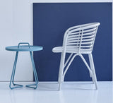 Cane - line On - the - move Sidebord, Aqua, Ø44 - UNOLIVING.COM