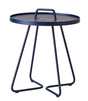 Cane - line On - the - move Sidebord, Midnight blue - UNOLIVING.COM