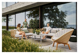 Cane - line OUTDOOR Nest 3 - pers. Loungesofa , Natural - UNOLIVING.COM