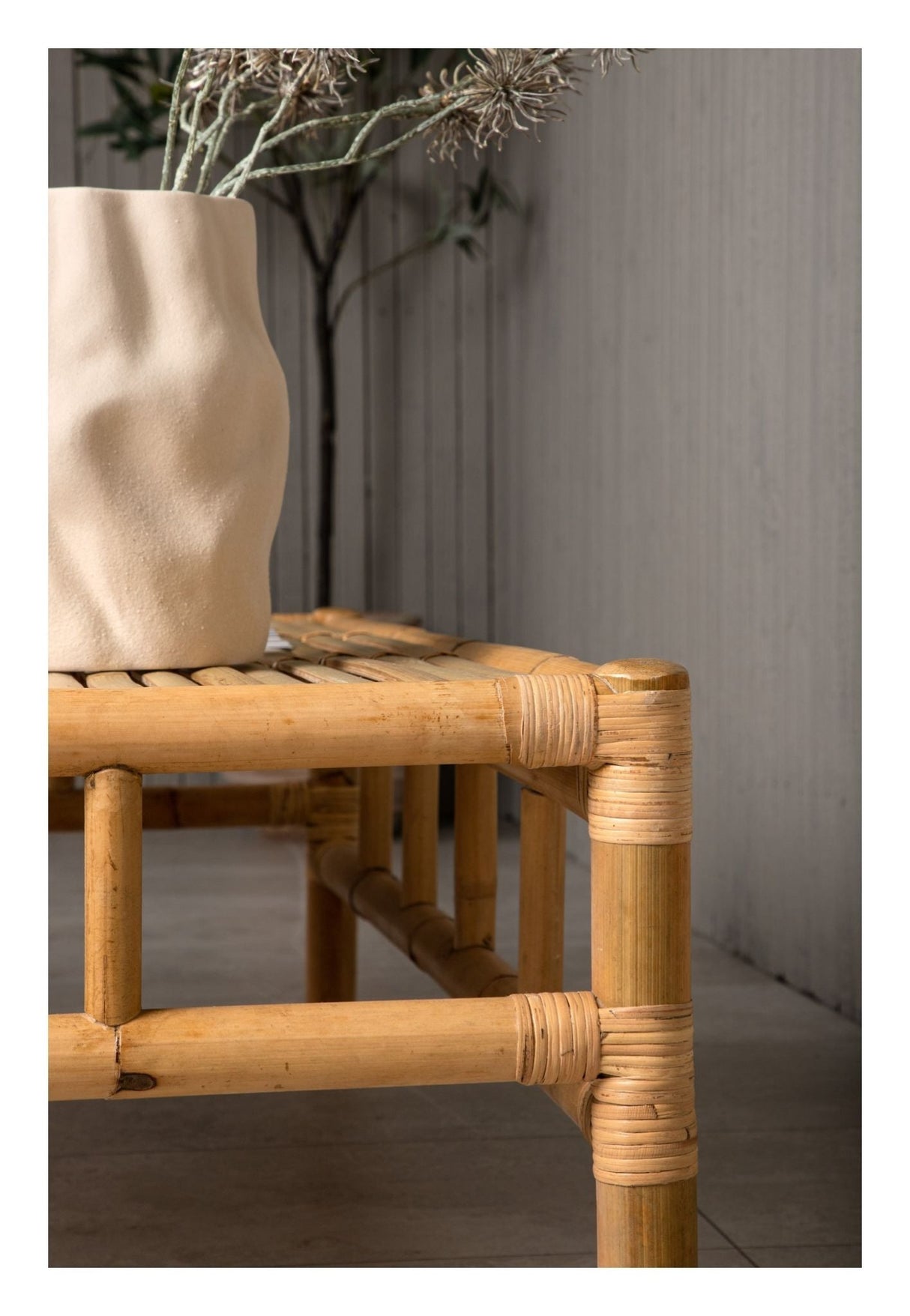 Cane Loungebord 70x120 - Bambus - UNOLIVING.COM