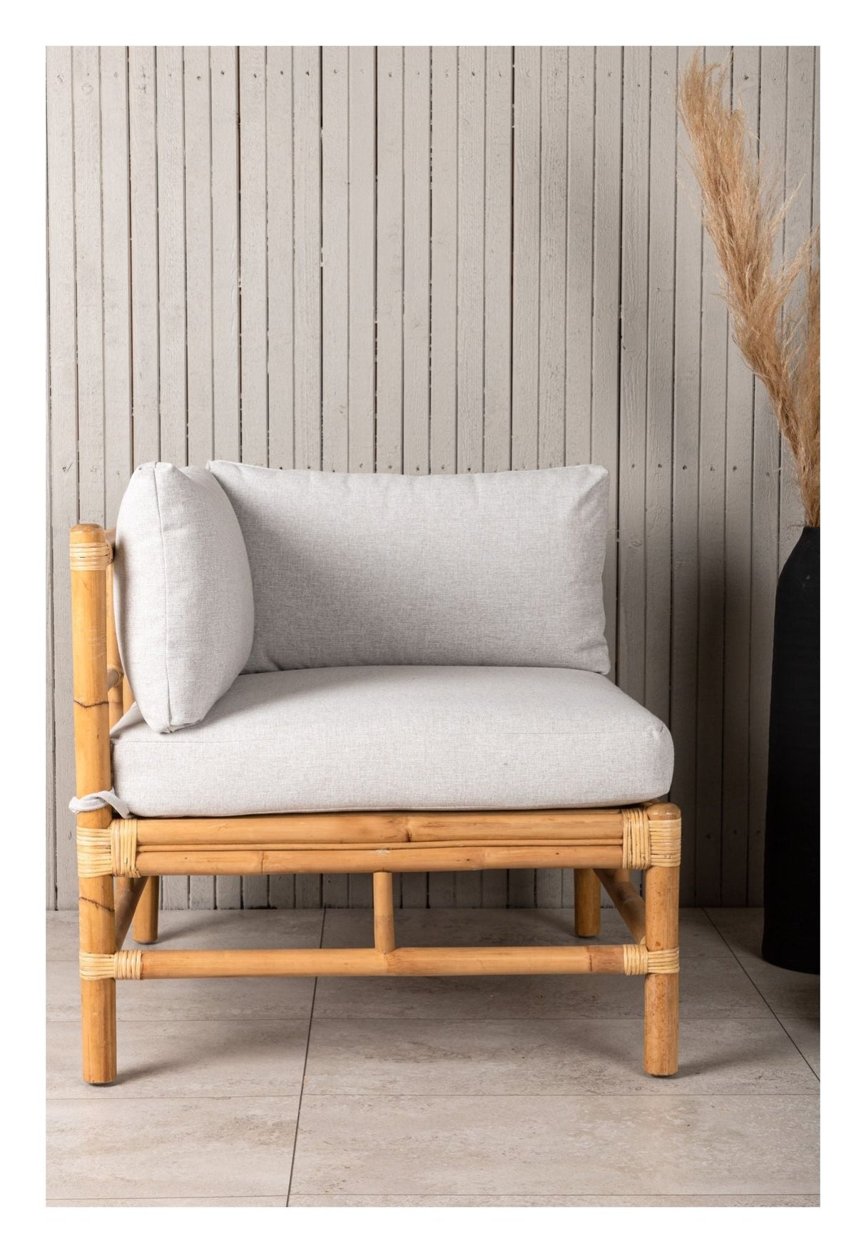 Cane Sofa hjørnemodul - Bambus - UNOLIVING.COM