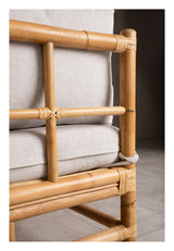 Cane Sofa hjørnemodul - Bambus - UNOLIVING.COM