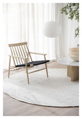 Canwood Loungestol - Hvidpigmenteret/Sort flet - UNOLIVING.COM