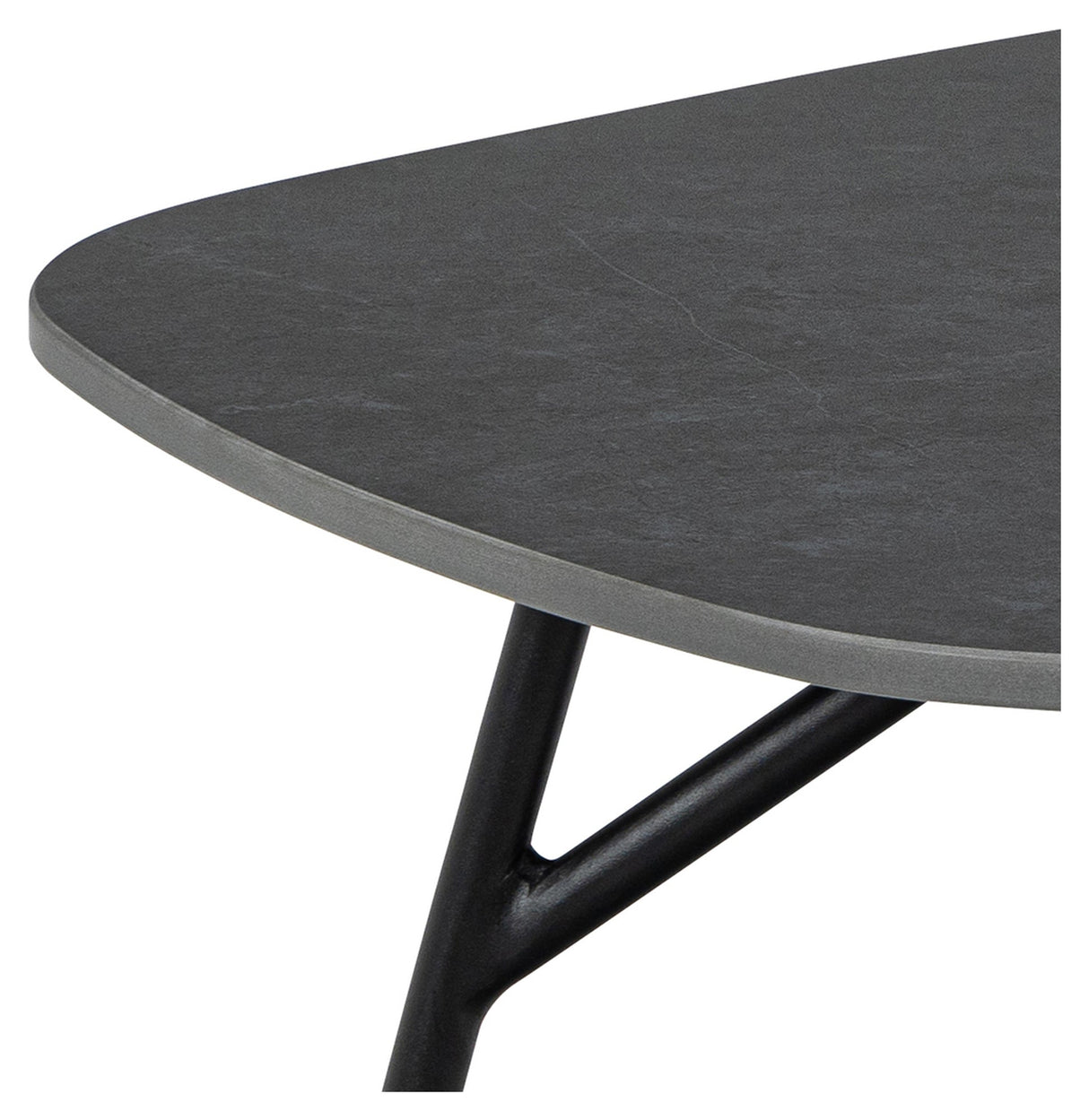 Caracas, sofabord 120cm - sort - UNOLIVING.COM