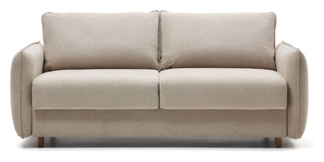 Carlota 2 pers. Sovesofa, Beige chenille - UNOLIVING.COM