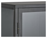 Carmel, vitrineskab 160cm - sort - UNOLIVING.COM