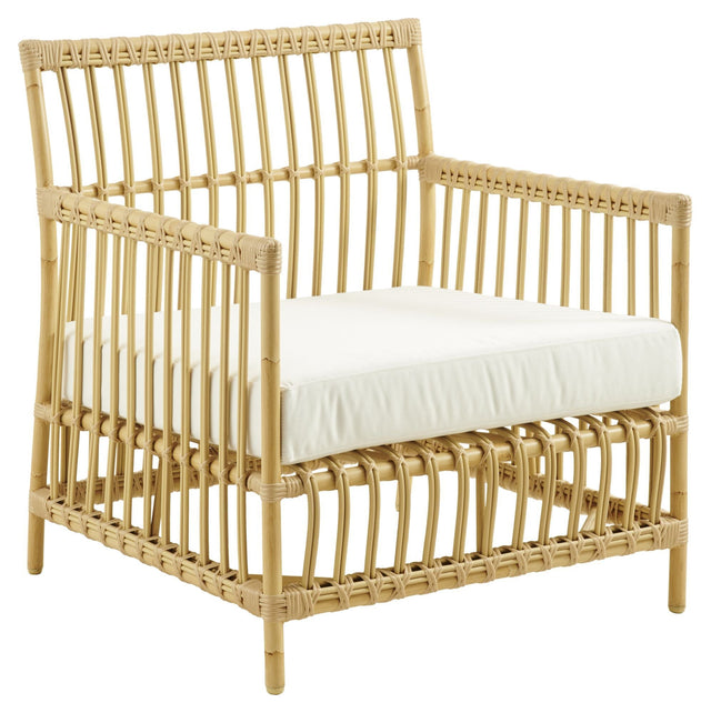 Caroline Exterior Loungestol, Alu - Rattan - UNOLIVING.COM