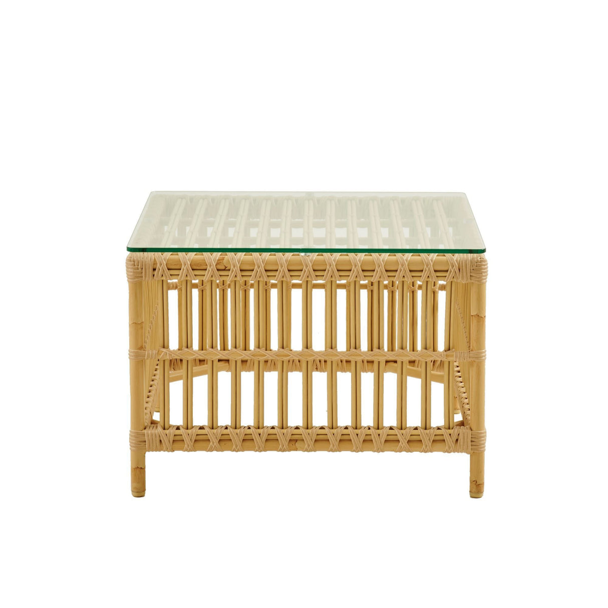 Caroline Exterior Sidebord, Alu - Rattan - UNOLIVING.COM