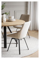 Carradale, spisebord Ø130 - eg - UNOLIVING.COM