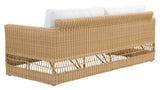 Carrie Exterior Loungesofa, Alu/Natur - UNOLIVING.COM