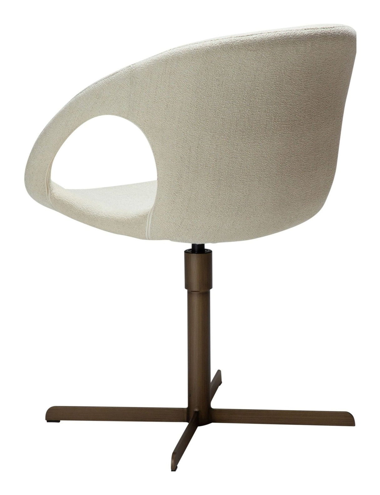 CARRY Spisebordsstol, Hvid/beige Stof - UNOLIVING.COM