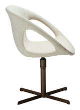 CARRY Spisebordsstol, Hvid/beige Stof - UNOLIVING.COM