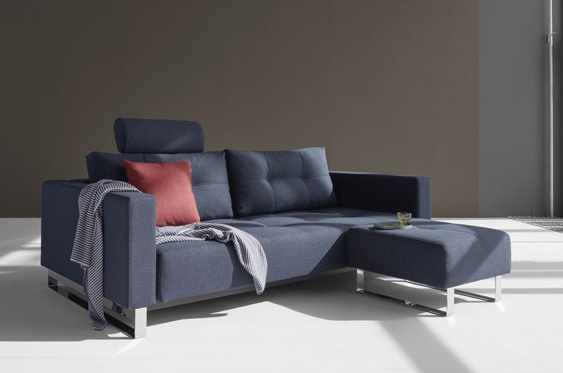 Cassius Sovesofa, Mixed Dance/Blue - UNOLIVING.COM