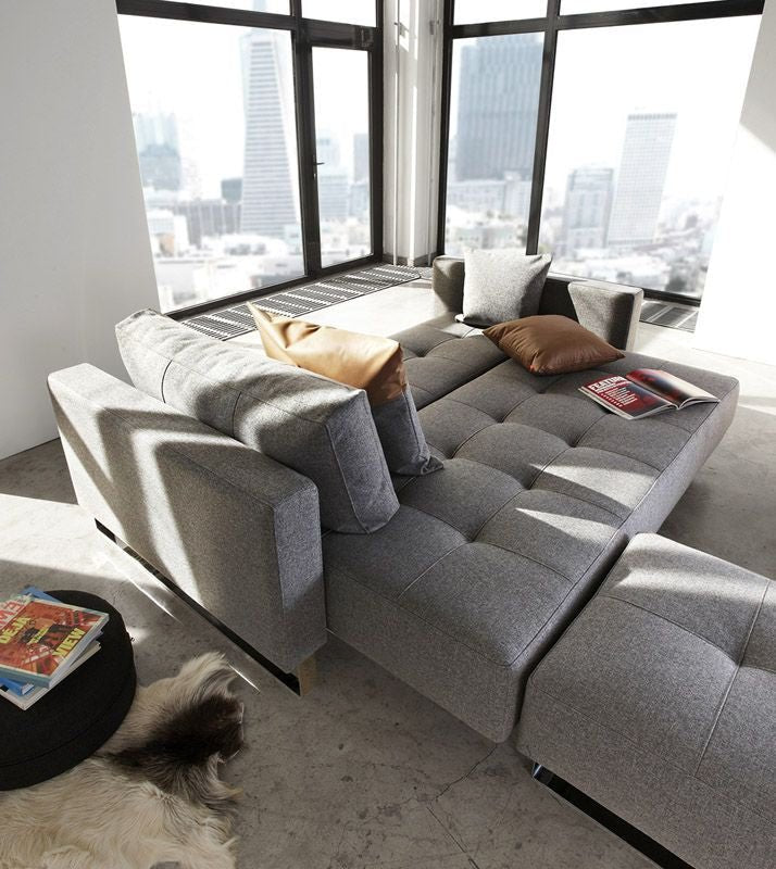 Cassius Sovesofa, Twist/Charcoal - UNOLIVING.COM