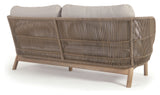 Catalina 3 - pers. Loungesofa m. beige reb, Acacietræ - UNOLIVING.COM