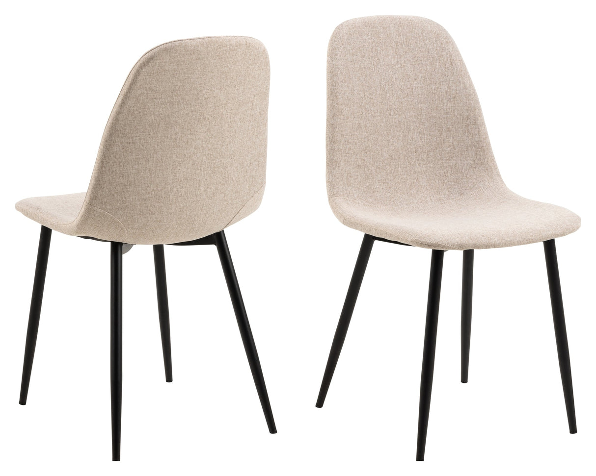 Celia, spisebordsstol - beige - UNOLIVING.COM