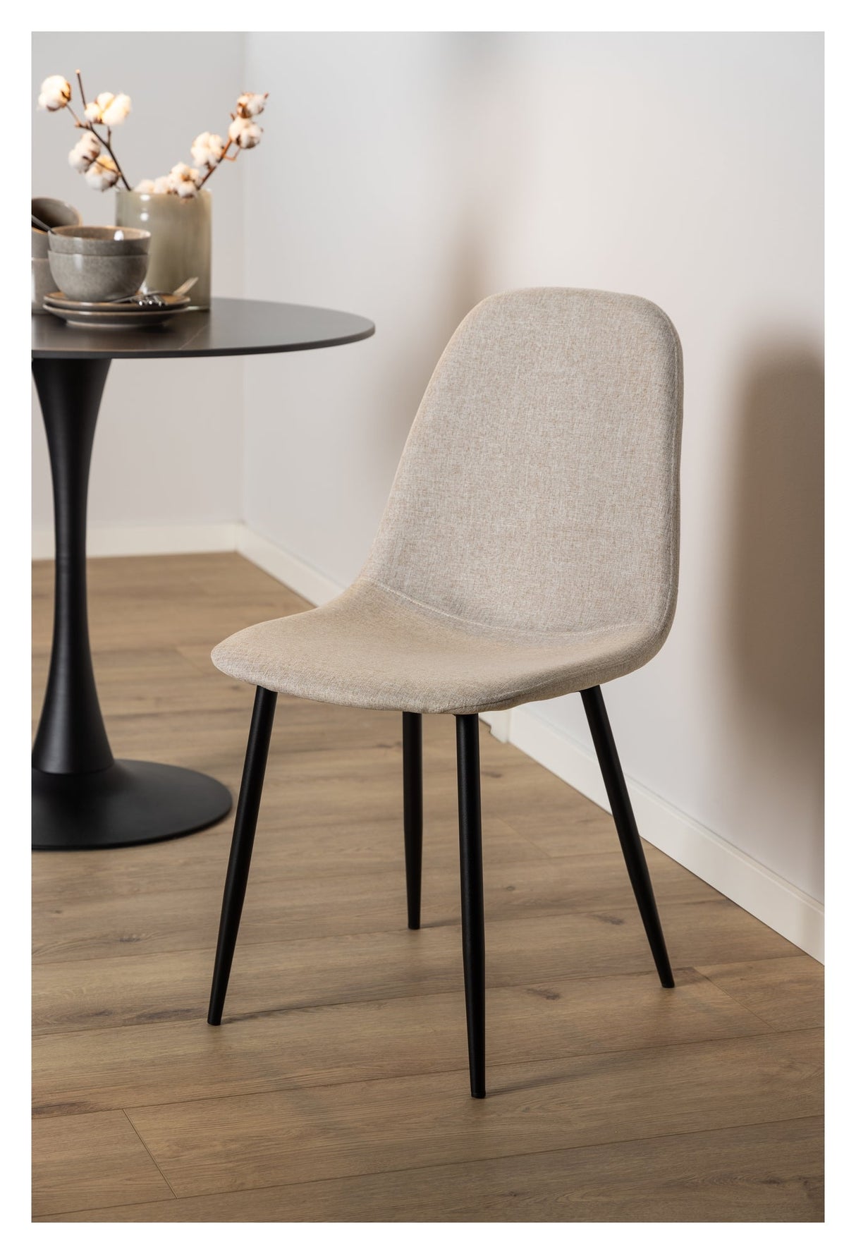 Celia, spisebordsstol - beige - UNOLIVING.COM