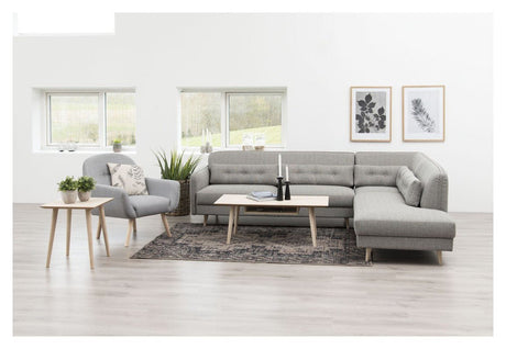 Century Sofabord, Massiv og egefinér, 115x60 - UNOLIVING.COM