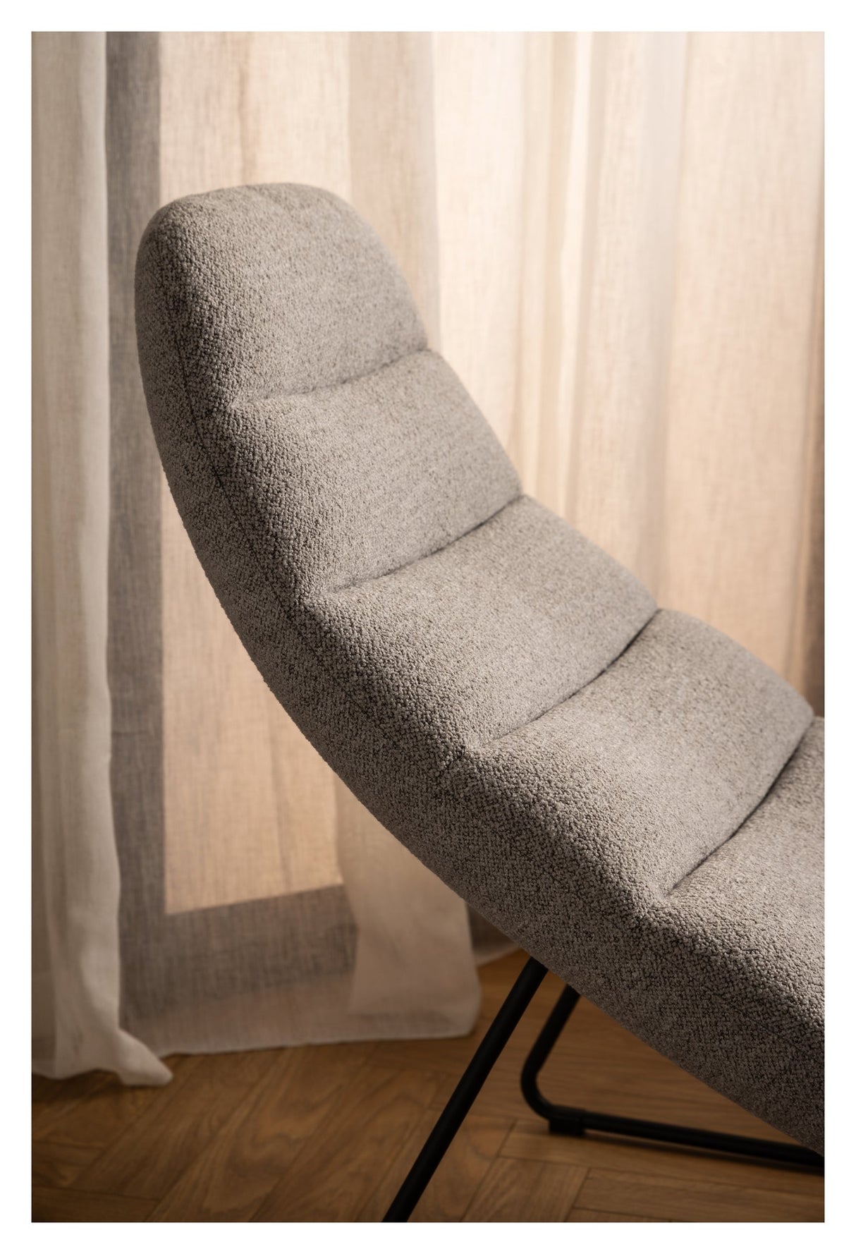 Chaplin, loungestol - beige - UNOLIVING.COM