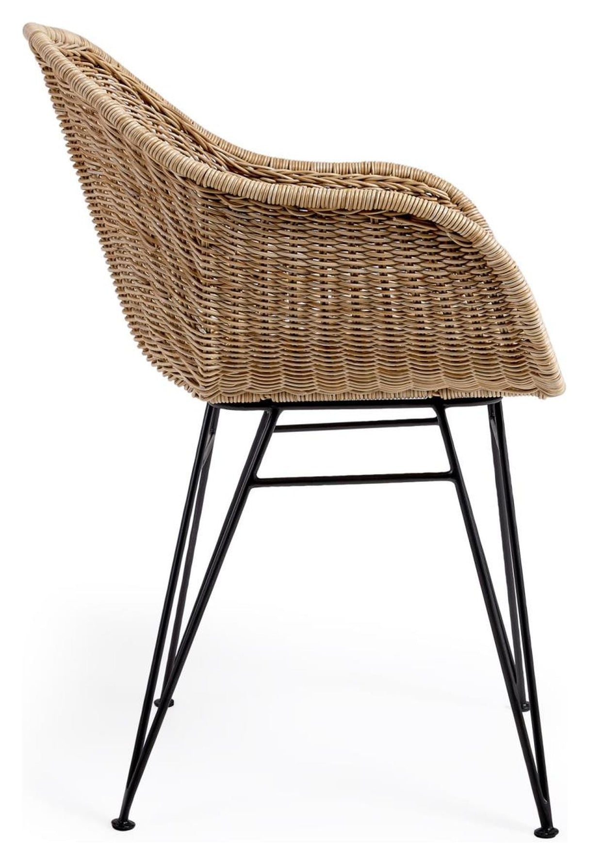 Chart Havestol, Polyrattan/Galvaniseret stål - UNOLIVING.COM