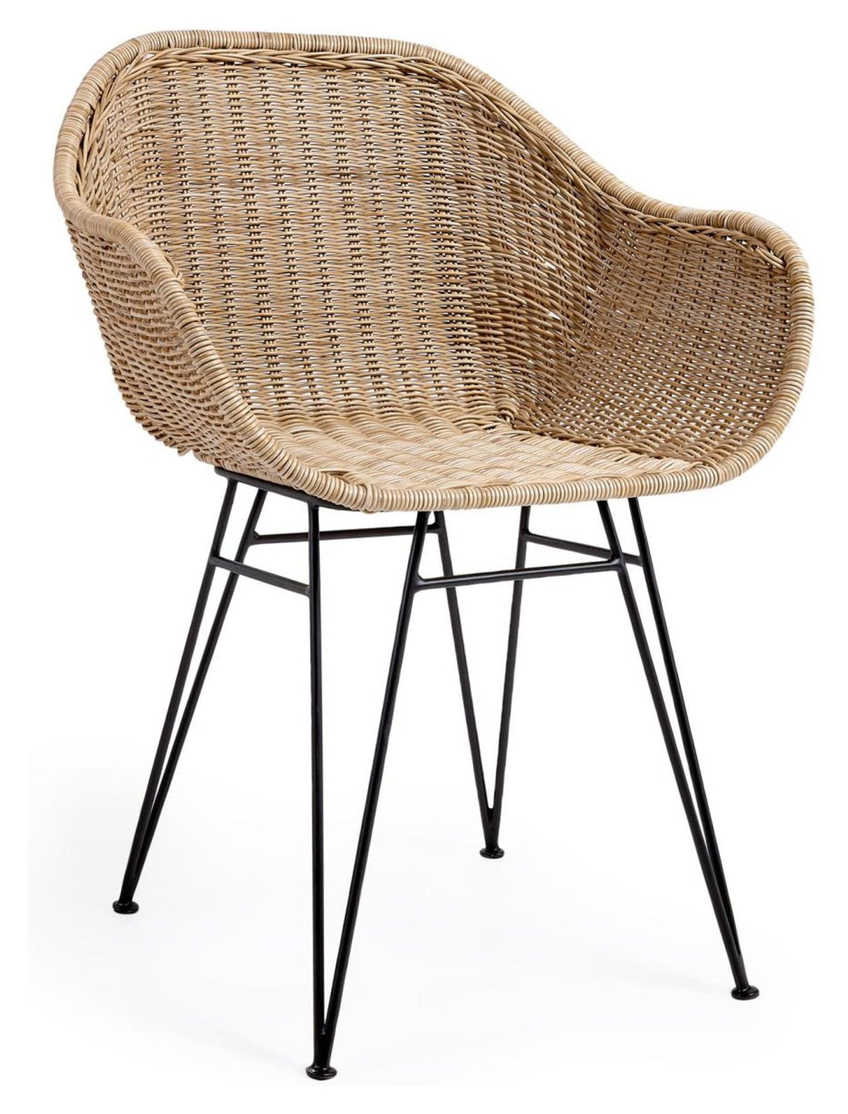 Chart Havestol, Polyrattan/Galvaniseret stål - UNOLIVING.COM