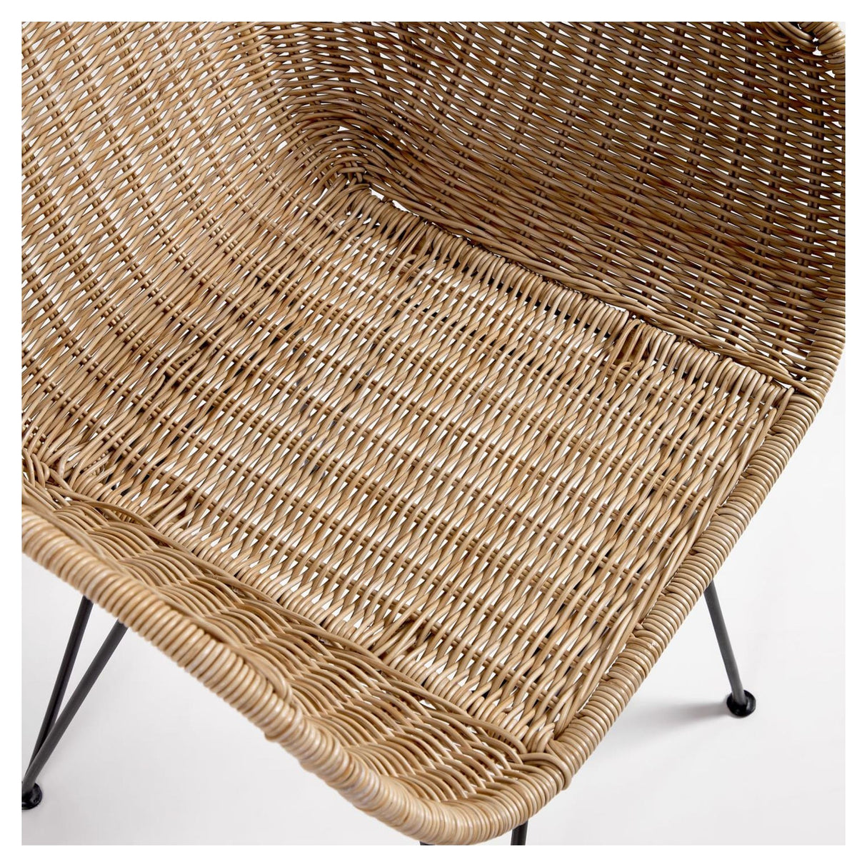 Chart Havestol, Polyrattan/Galvaniseret stål - UNOLIVING.COM