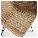 Chart Havestol, Polyrattan/Galvaniseret stål - UNOLIVING.COM