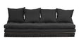 Chico Futon Sofa, Dark Grey m. Tatami måtter - UNOLIVING.COM