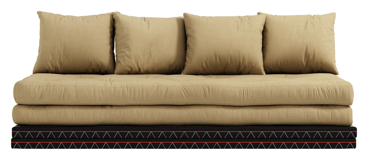 Chico Futon Sofa m. Tatami måtter, Beige - UNOLIVING.COM